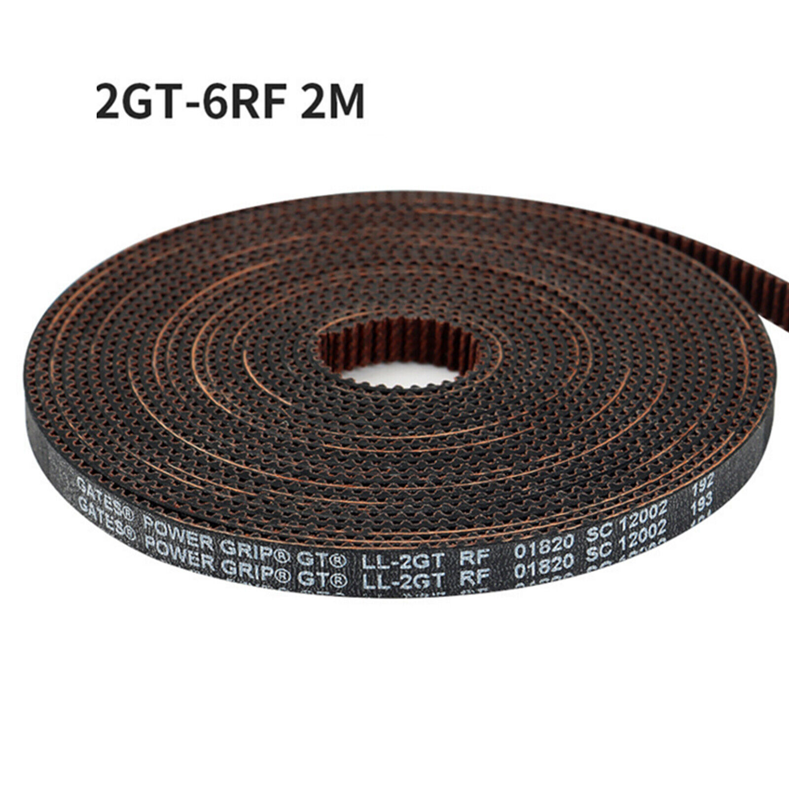 2GT-6RF Synchronous Gear Belt 6MM Width Timing Belt Part for Ender 3 3D Printer