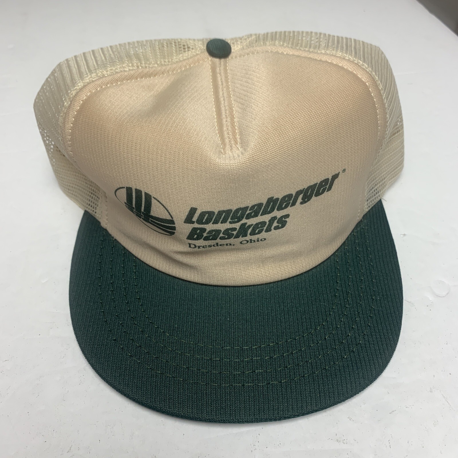 Vintage Longaberger Baskets Trucker Hat Made In USA Dresden Ohio