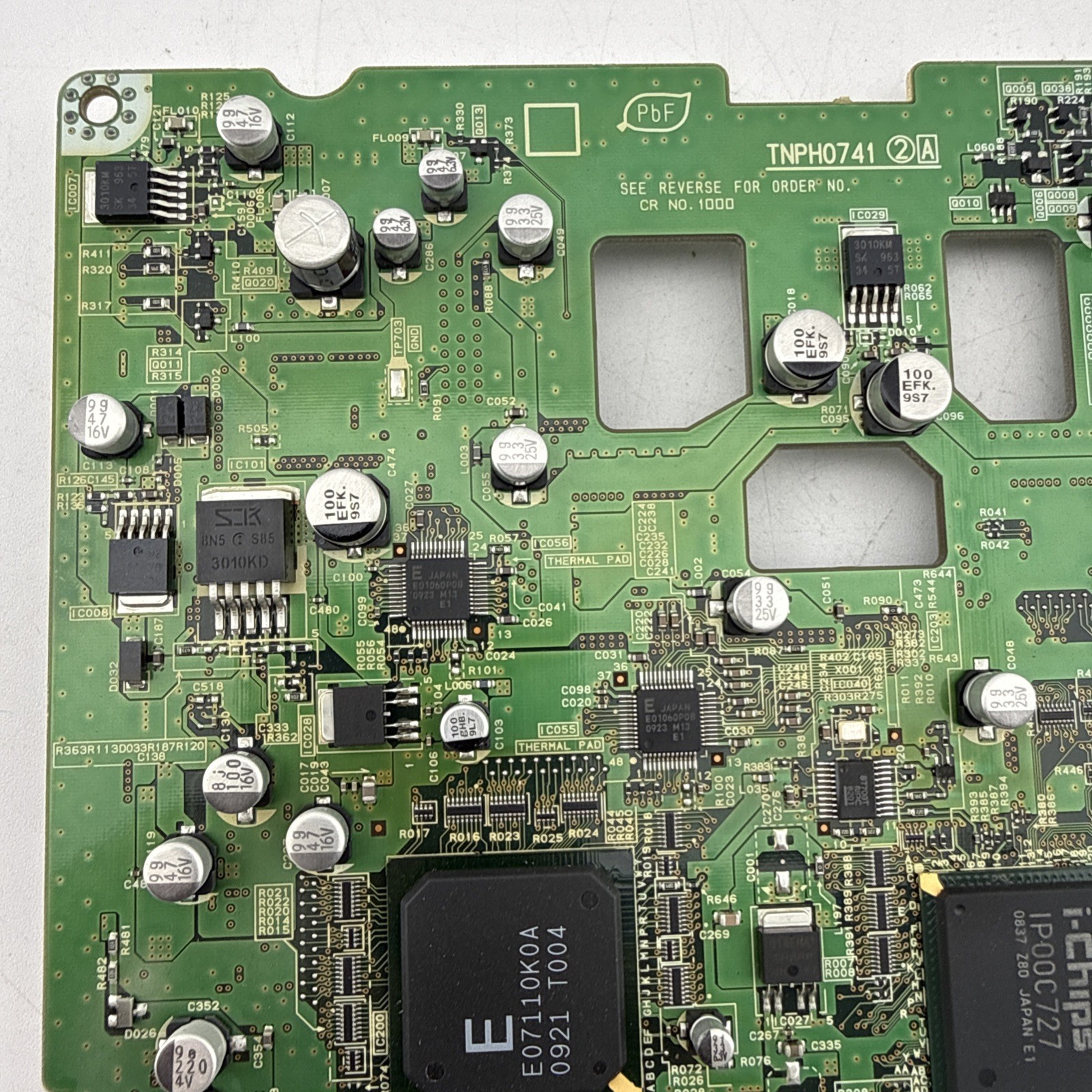Panasonic PT-F200U Main Signal Processing Board Input Terminal