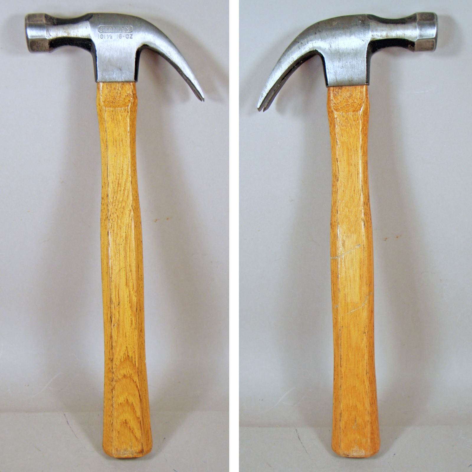 Vintage Stanley Hammer No. 101-1/2 16 oz. Curved Claw Octagon Head