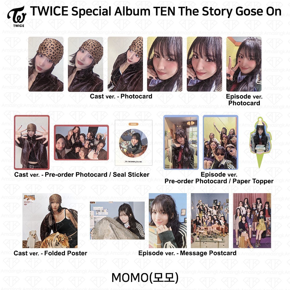 TWICE TEN : The Story Goes On Cast / Episode ver. Official Photocard MOMO