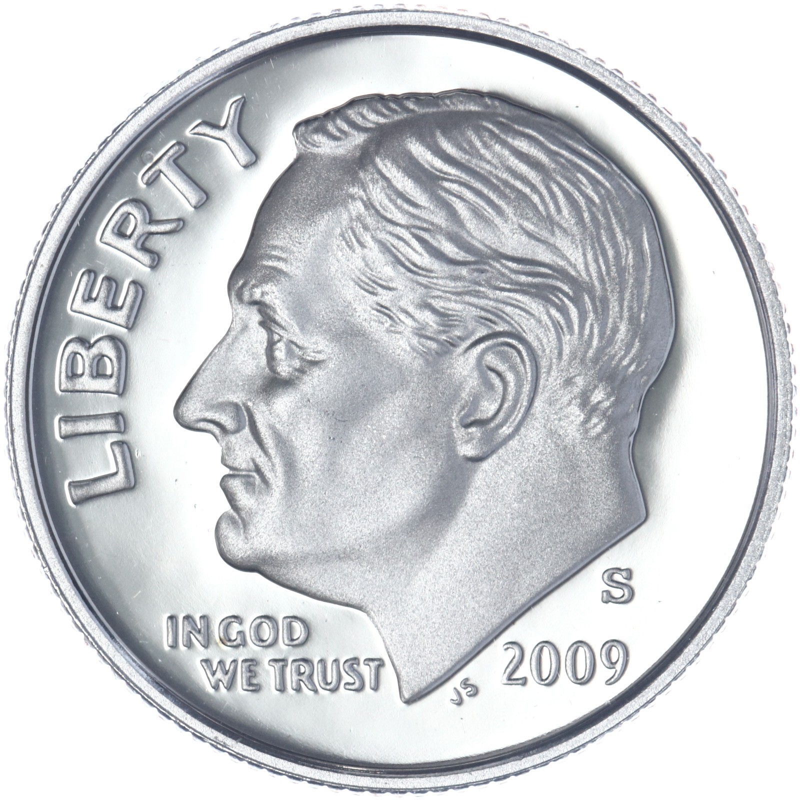 2009 S Roosevelt Dime Gem DCam Proof CN-Clad