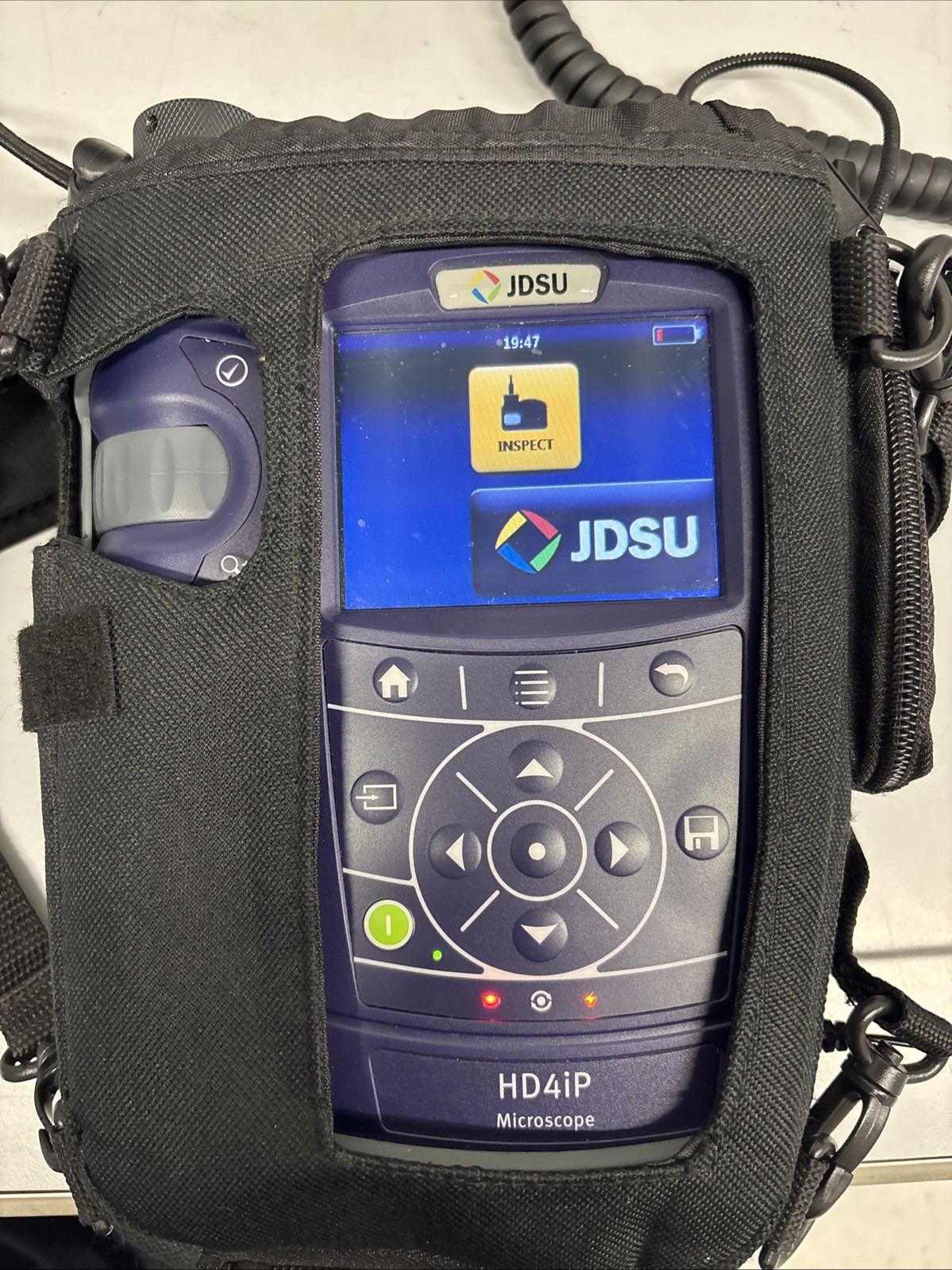 Viavi JDSU OLP-82P Fiber Optic Inspection Power Meter For Parts Only.