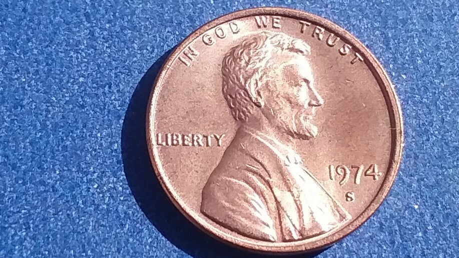 1974-S Proof Lincoln Cent.  Ships Free.