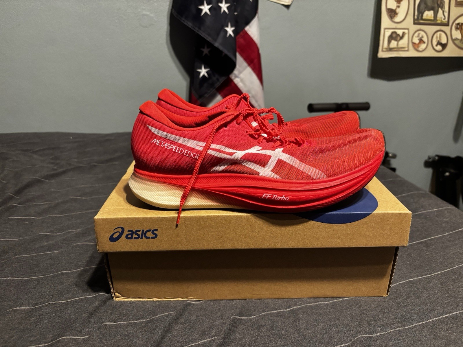 ASICS Metaspeed Edge+ Men's Running Shoes Diva Pink White Mesh US 10.5