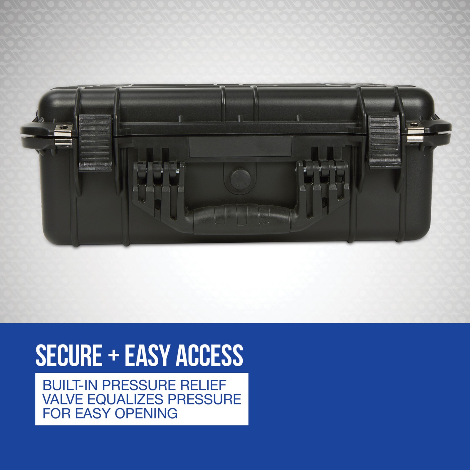 Strongway 20in. Protective Storage Case, IP65 Water Resistant, Black