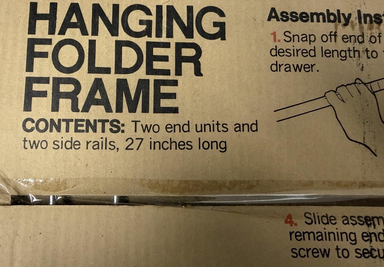 OIC HF-LT-1 Hanging Folder Frame Letter Size 91991