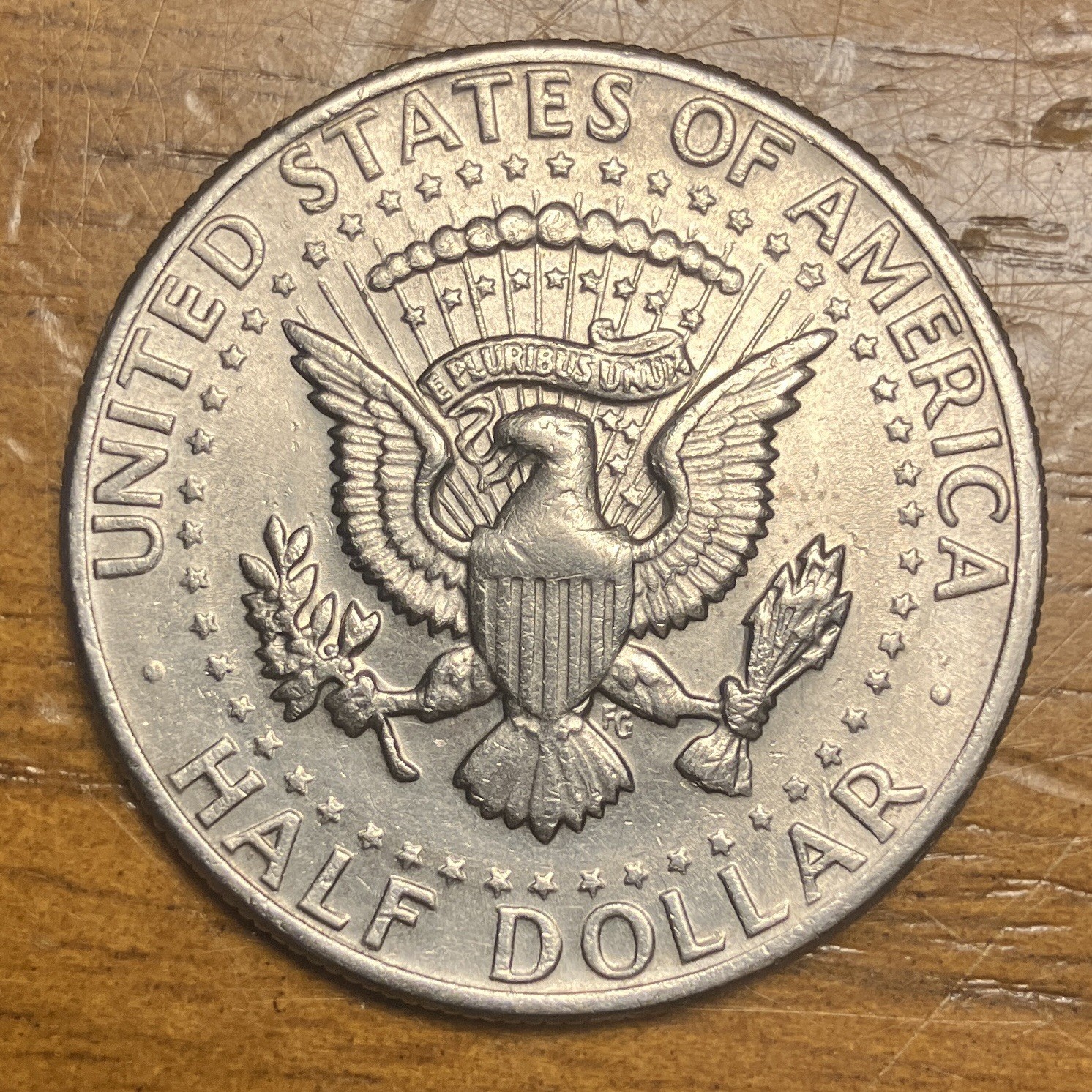 1971-D kennedy half dollar coin