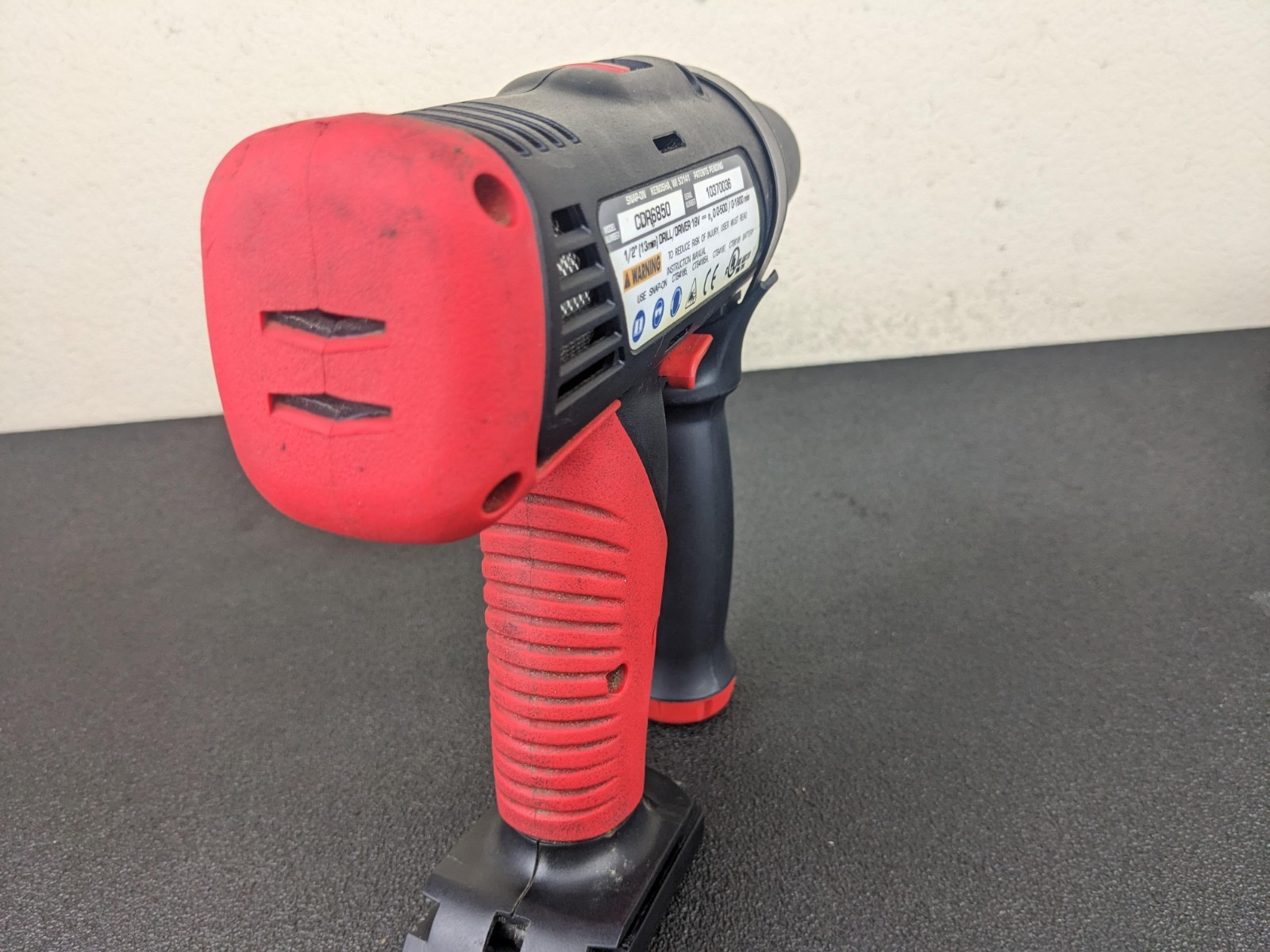 #bn481 SNAP-ON TOOLS CORDLESS 18V CDR6850 1/2" 13MM DRILL/DRIVER