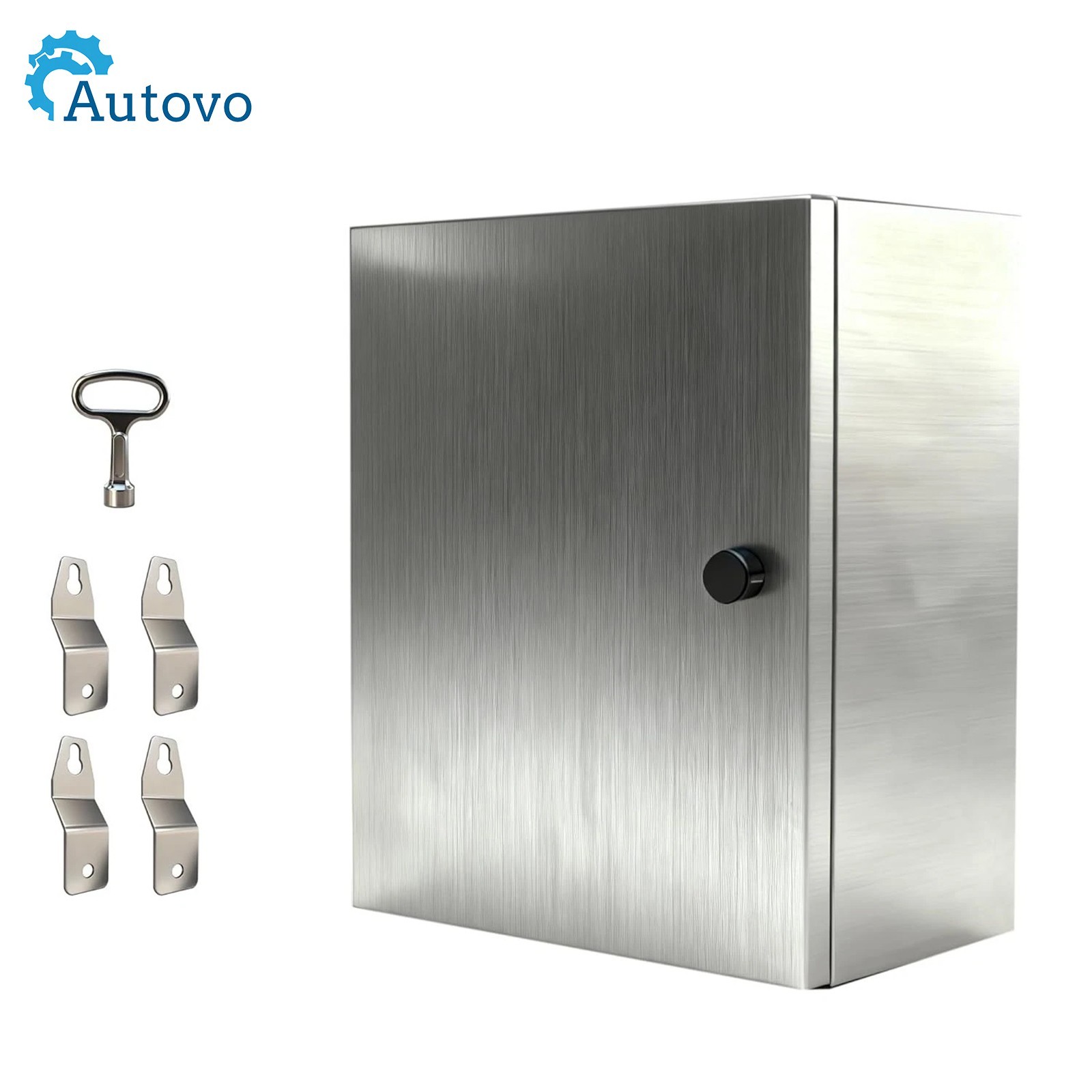 16x16x8" 304 Stainless Steel Enclosure IP66 Waterproof and Dustproof Metal Box