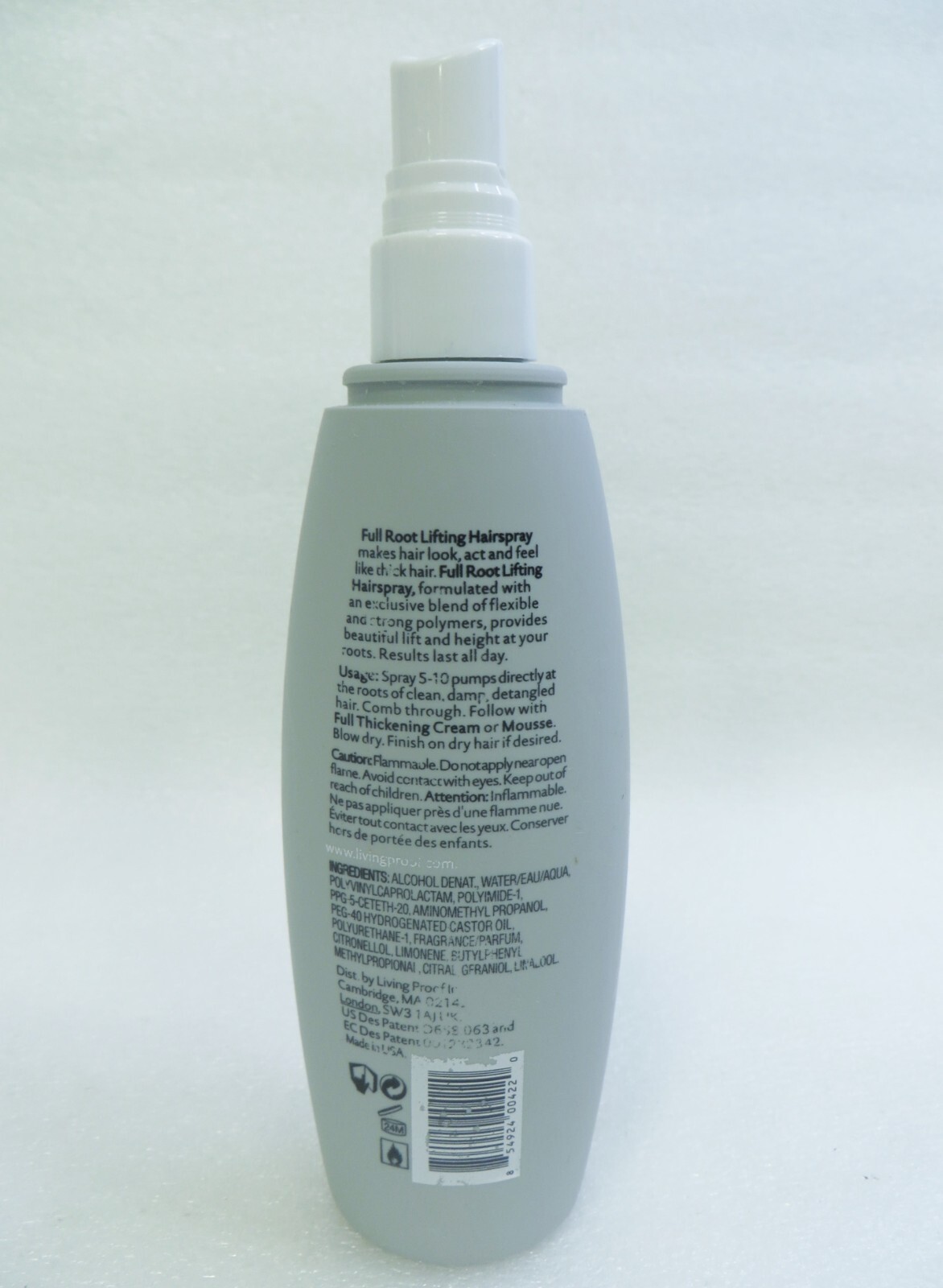 LIVING PROOF FULL ROOT LIFTING HAIRSPRAY 5.5 OZ Scuffed!