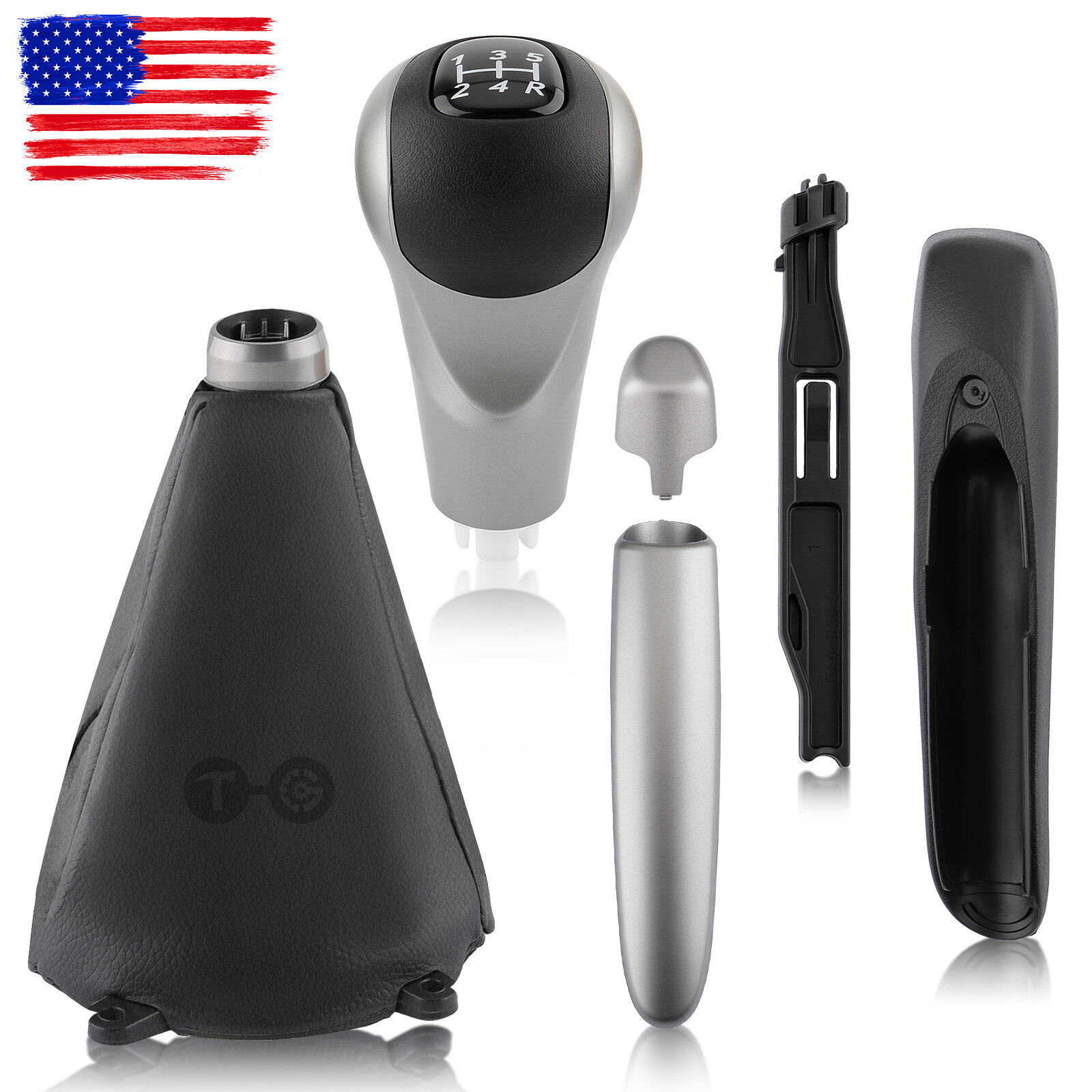 For Honda Civic 2006 2007 2008 2009 2010 2011 5 Speed Gear Shift Knob With Boot