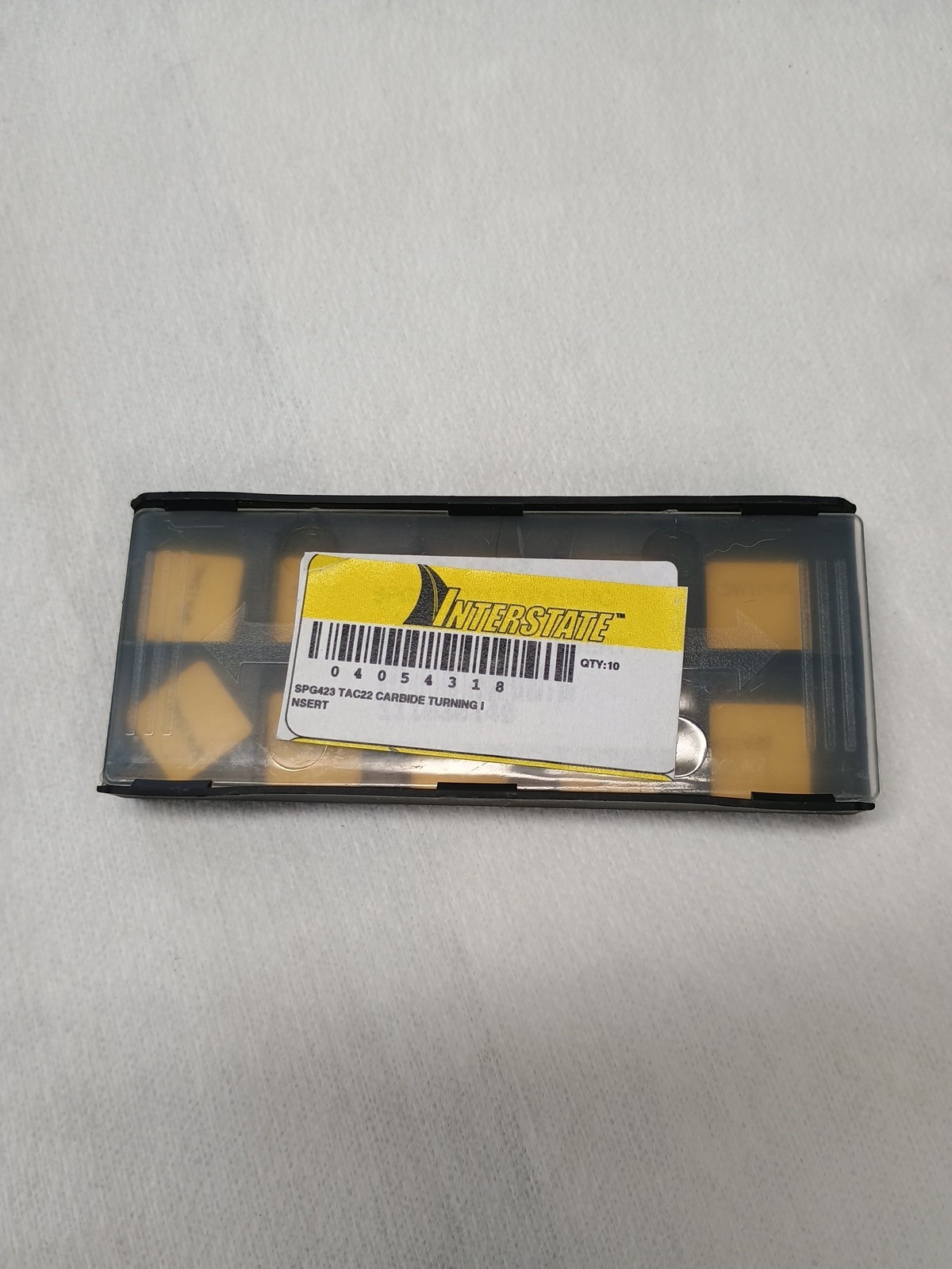 Lathe Mill Carbide Turning Insert SPG423 TAC22 Interstate 10 pcs
