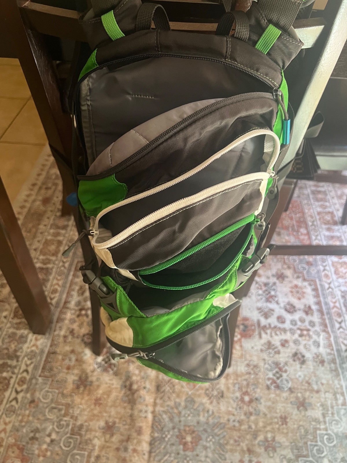 CamelBak Green Black and White Hydration Backpack