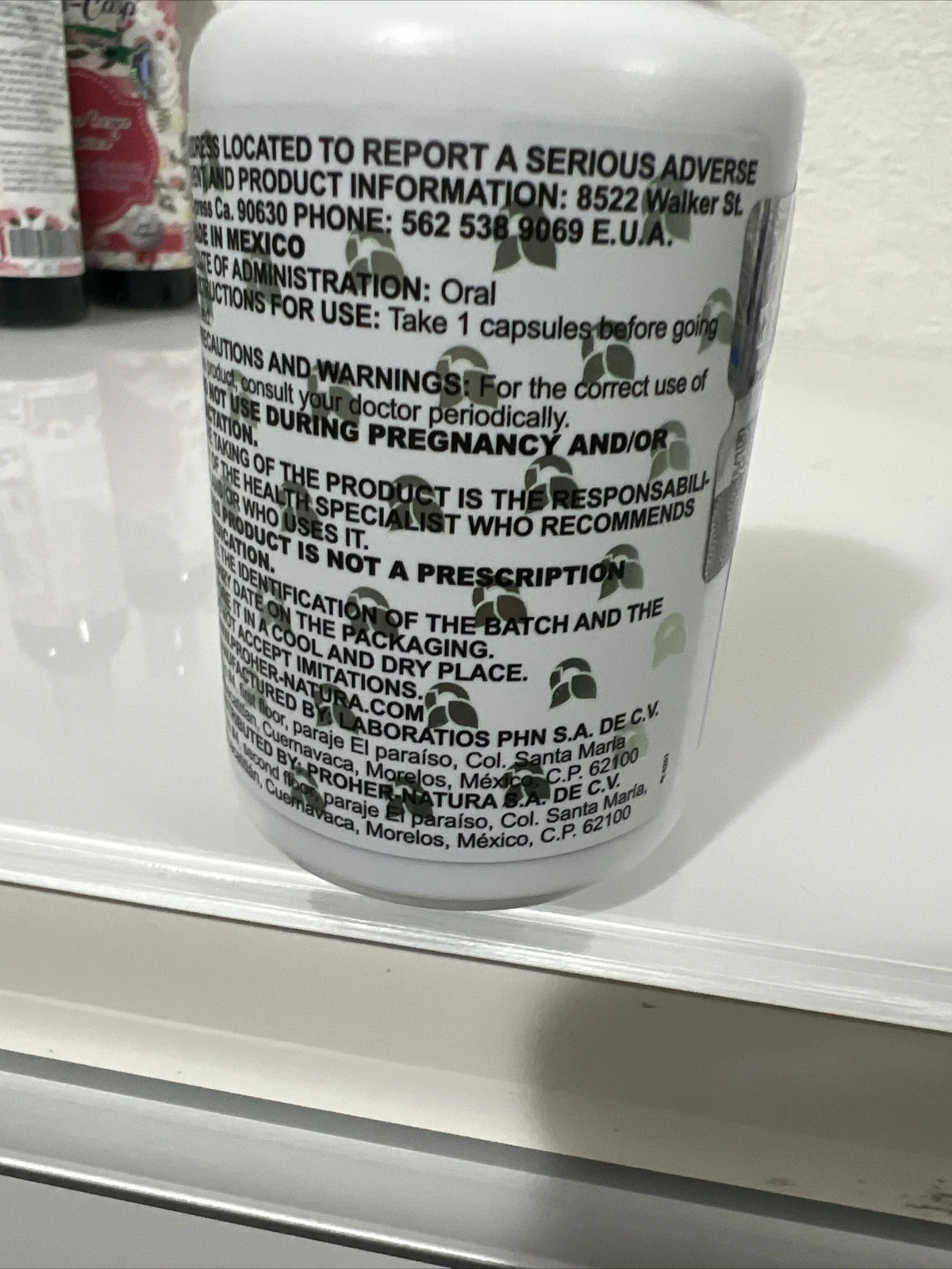F VIT DE PROHER NATURA ORIGINAL!! DISTRIBUIDOR AUTORIZADO
