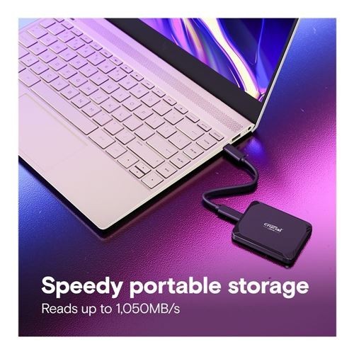 Crucial X9 2TB Portable SSD External Solid State Drive - Black