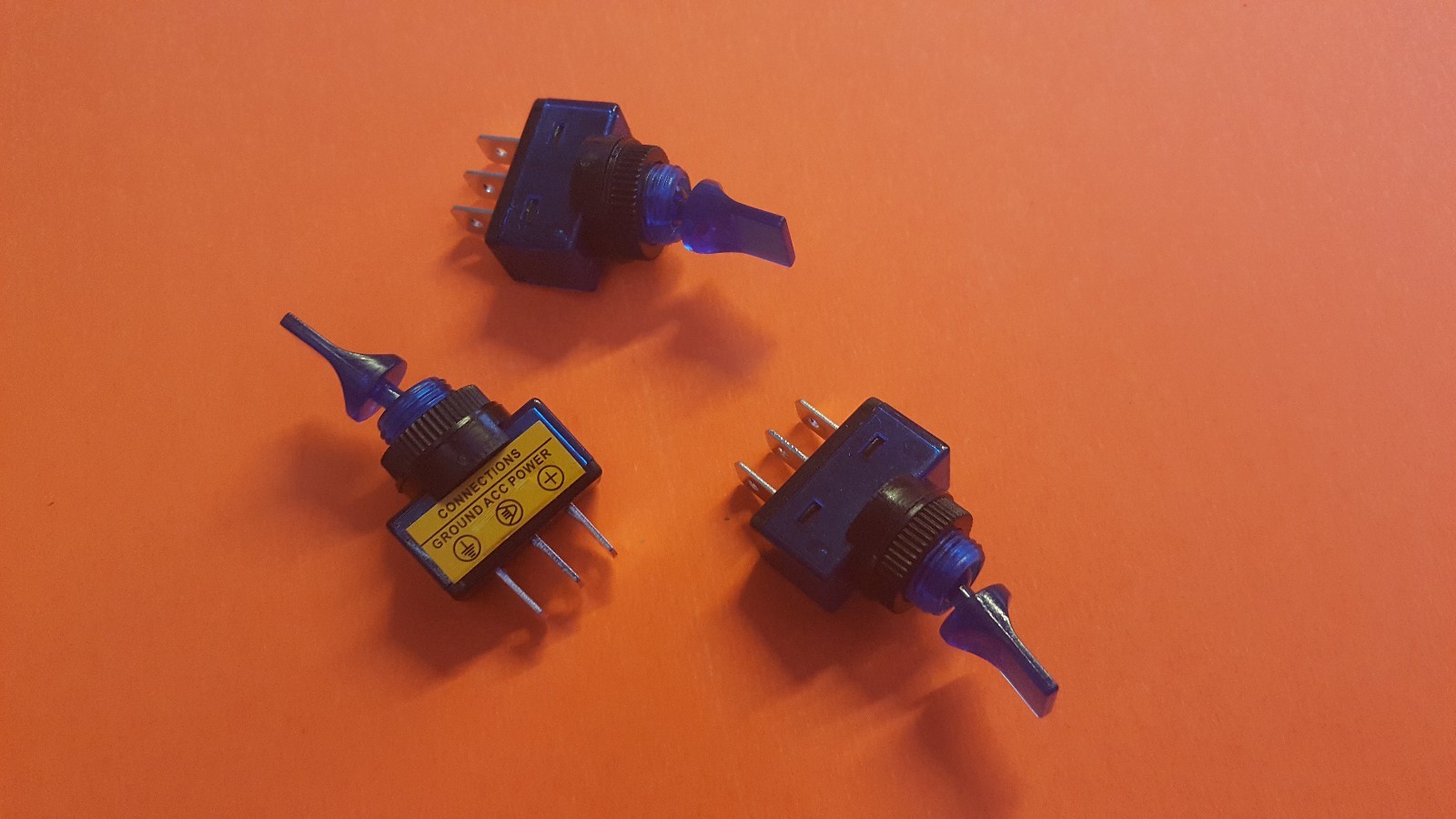 2 PACK - - 12 volt switch - 20A max.