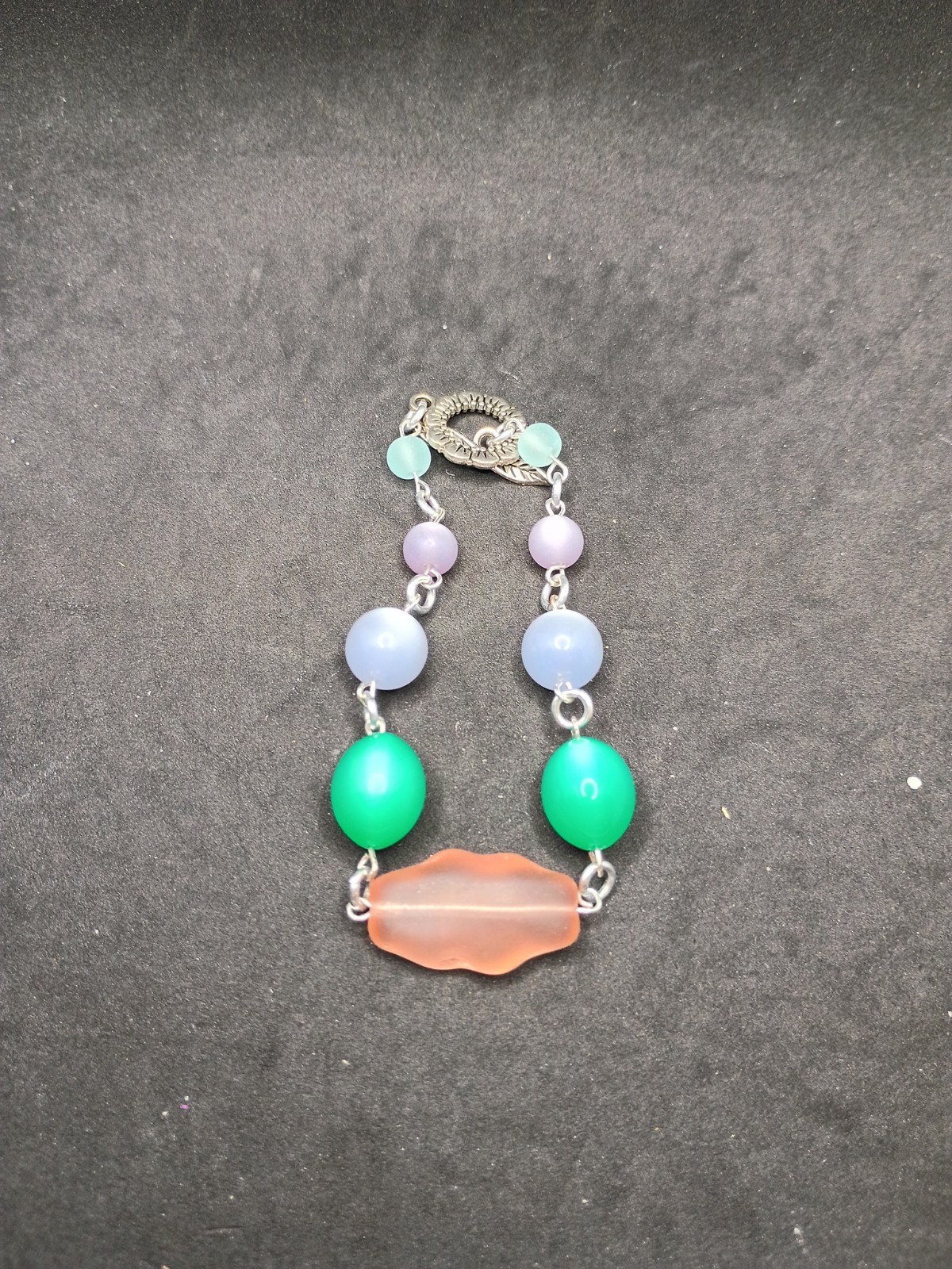 handmade artisan spring beaded bracelet