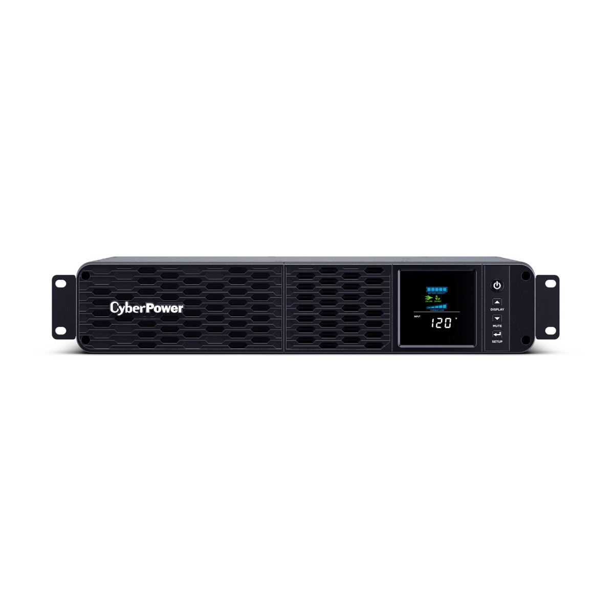 CyberPower CP2000PFCRM2U 2000VA/1200W PFC Sinewave LCD Rackmount UPS System, Bla