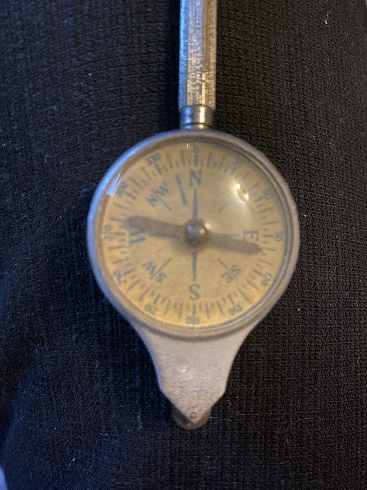 Vintage Map Range Measurer Opsiometer Reader Compass & Magnifier All in One Tool