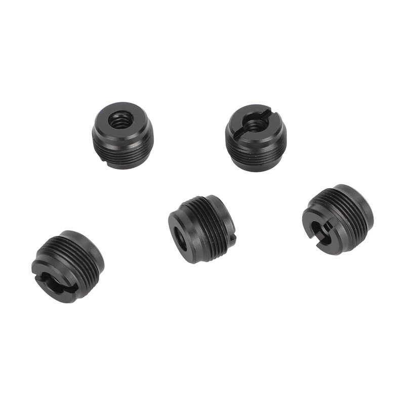 5Pcs 1/4"-20 Female to 5/8"-27 Male Thread Adapter for Mic Stand Clip Boom Arm