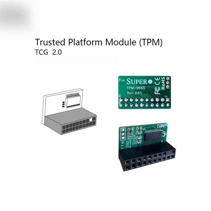 NEW SuperMicro AOM-TPM-9665H TPM Module (20 Pin 20-1) TPM 2.0 Trusted Platform