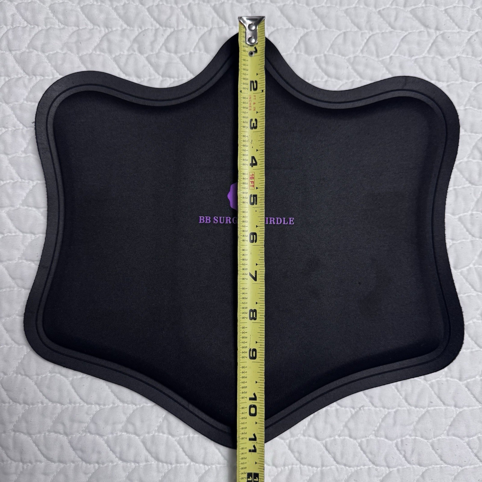 BB Surgery Girdle Post Surgery Compression Abdominal Foam Board Black BBL