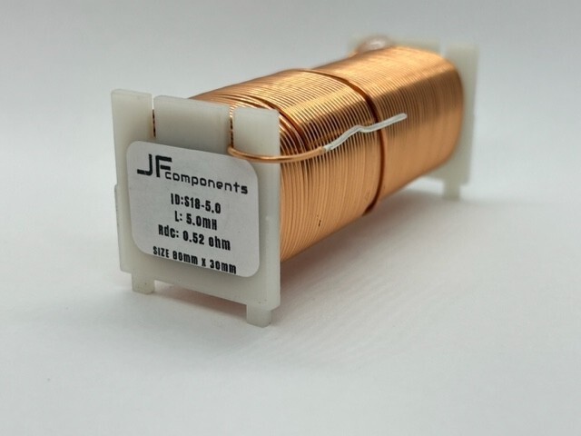 18 ga. 5mH Audio Speaker Crossover Inductor Oxygen-Free Copper laminated steel