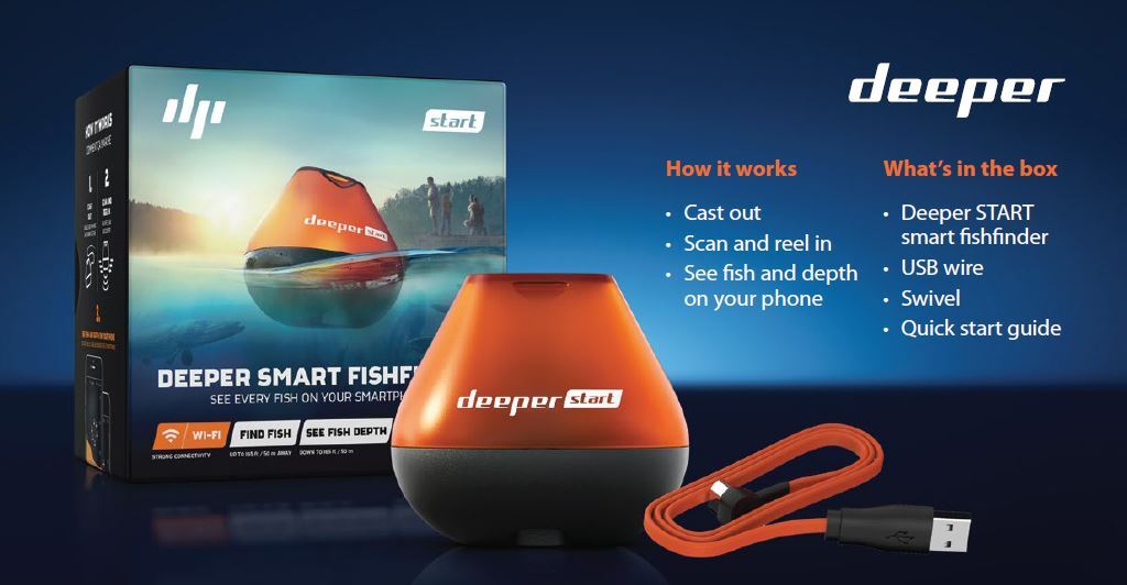 Deeper Start Fishfinder / Castable Sonar Fish Finder