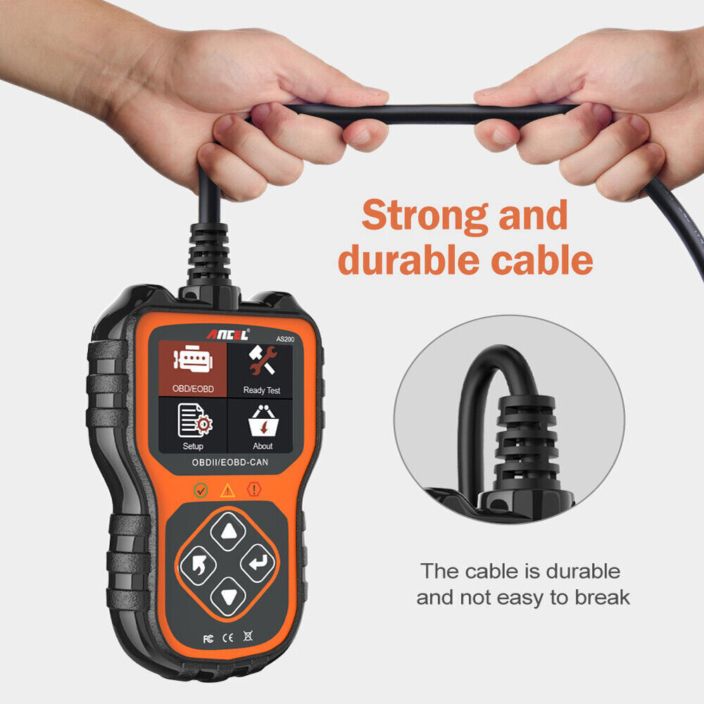 ANCEL AS200 OBD2 Scan Tool Automotive Scanner Car Engine Code Reader SMOG Test