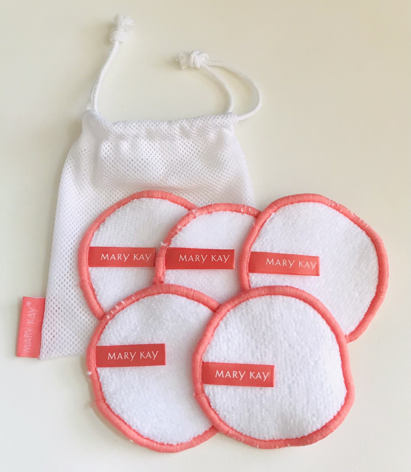 Rare New Pack of 5 Mary Kay Reusable Makeup Remover Rounds Fast Ship