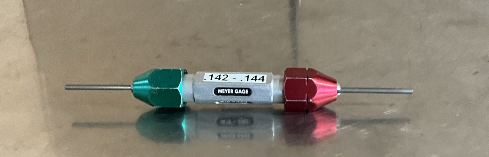 Meyer  Gage  Go No Go Pin Gauge       .142 - .144
