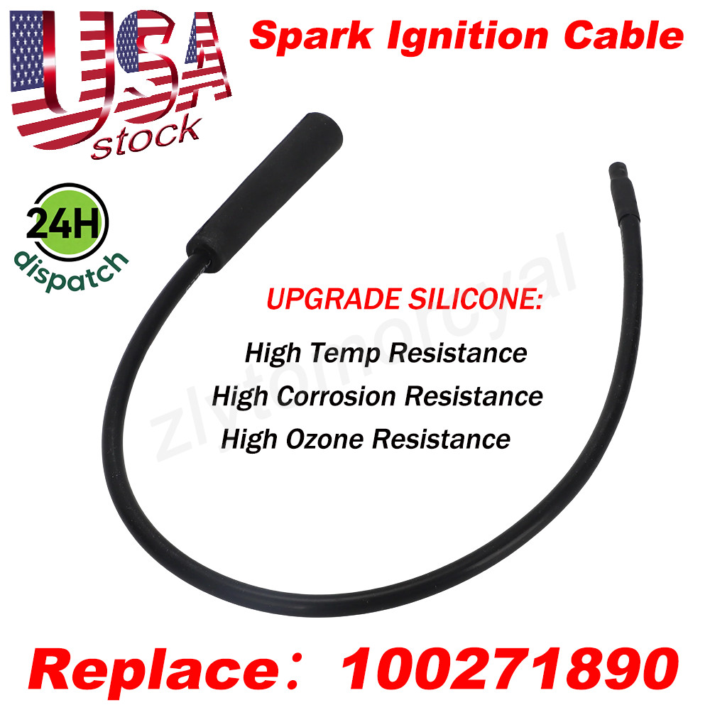 Replacement Spark Ignition Cable 100271890 , Copper , Silicone , DIN Connector