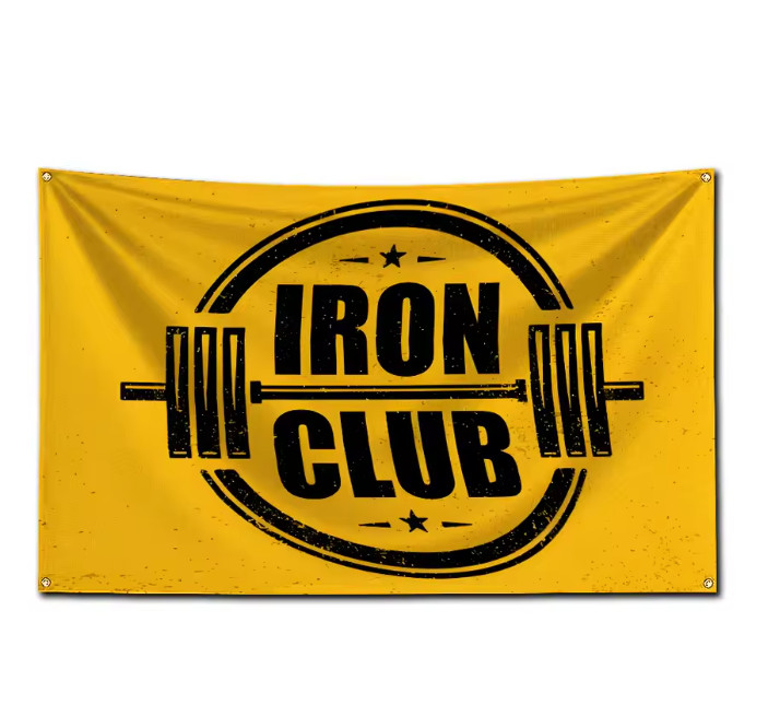 3x5 ft Gym TAPESTRY Gym Banner Gym Flag Fitness Workout Gym Weight Lifting