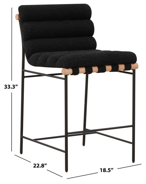 Safavieh MACIBELLA BOUCLE COUNTER STOOL, Reduced Price 2172793867 SFV5142A