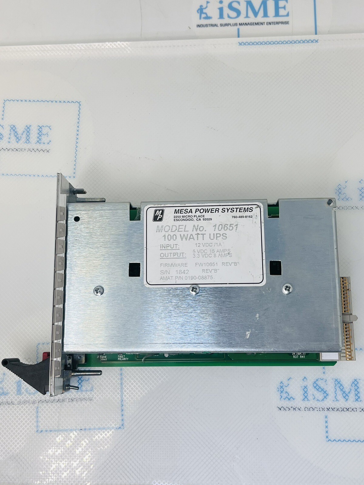 Applied Material AMAT 0190-08875 REV 002 MESA POWER SYSTEMS 10651 ✅💯👍