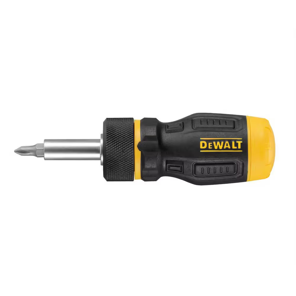 Multi-Bit Ratcheting Stubby Screwdriver Set (7-Piece)