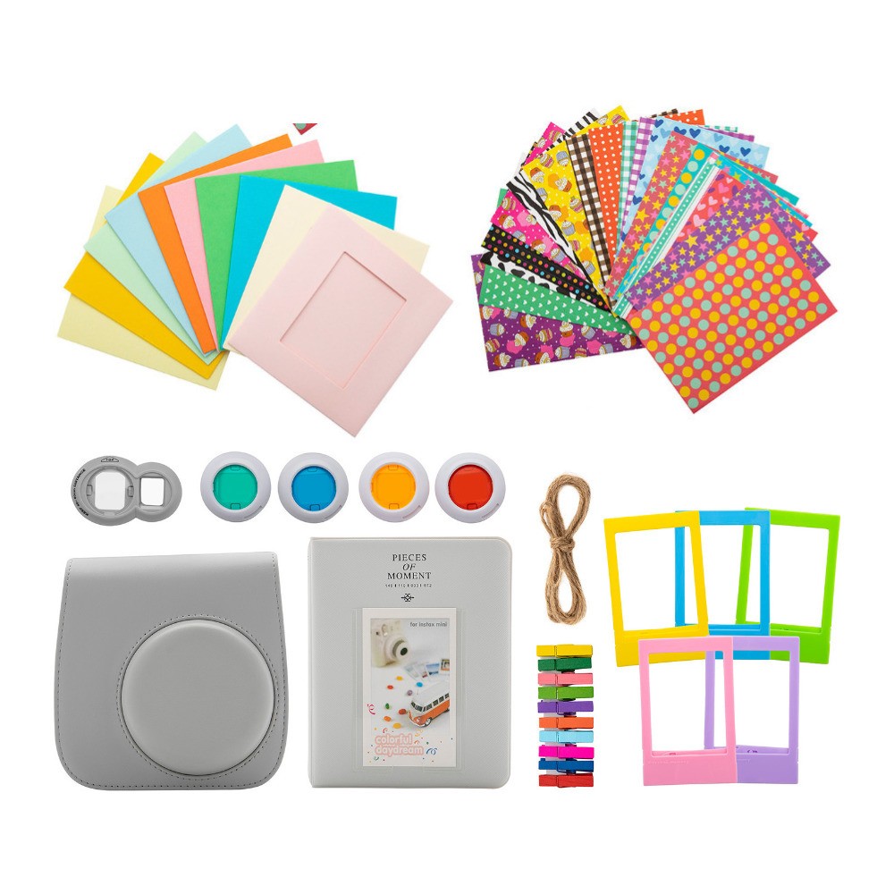Focus 7-in-1 Bundle for Fujifilm Mini 11 9 8 8 Plus Instant Camera (White)