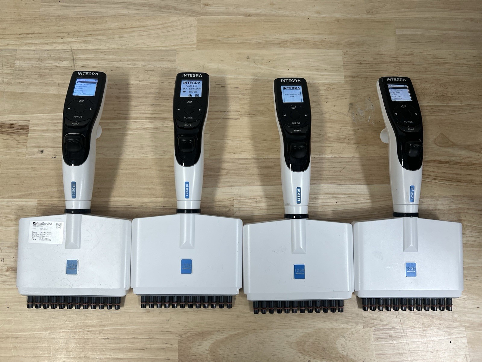 Integra 12 Channel VIAFLO Electronic Pipette 1250 uL CAT# 4634 tested