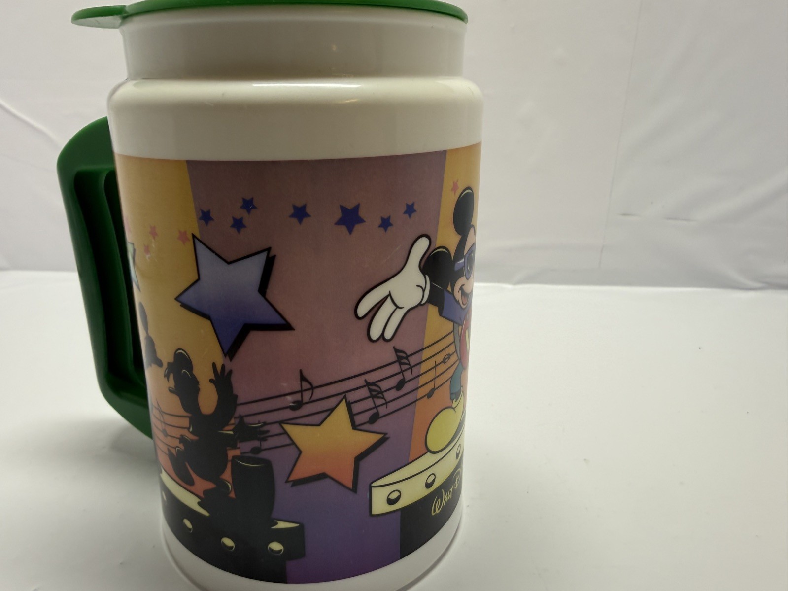 Mickey Mouse Mug Walt Disney World All Stars Resort Plastic Travel Cup 2005