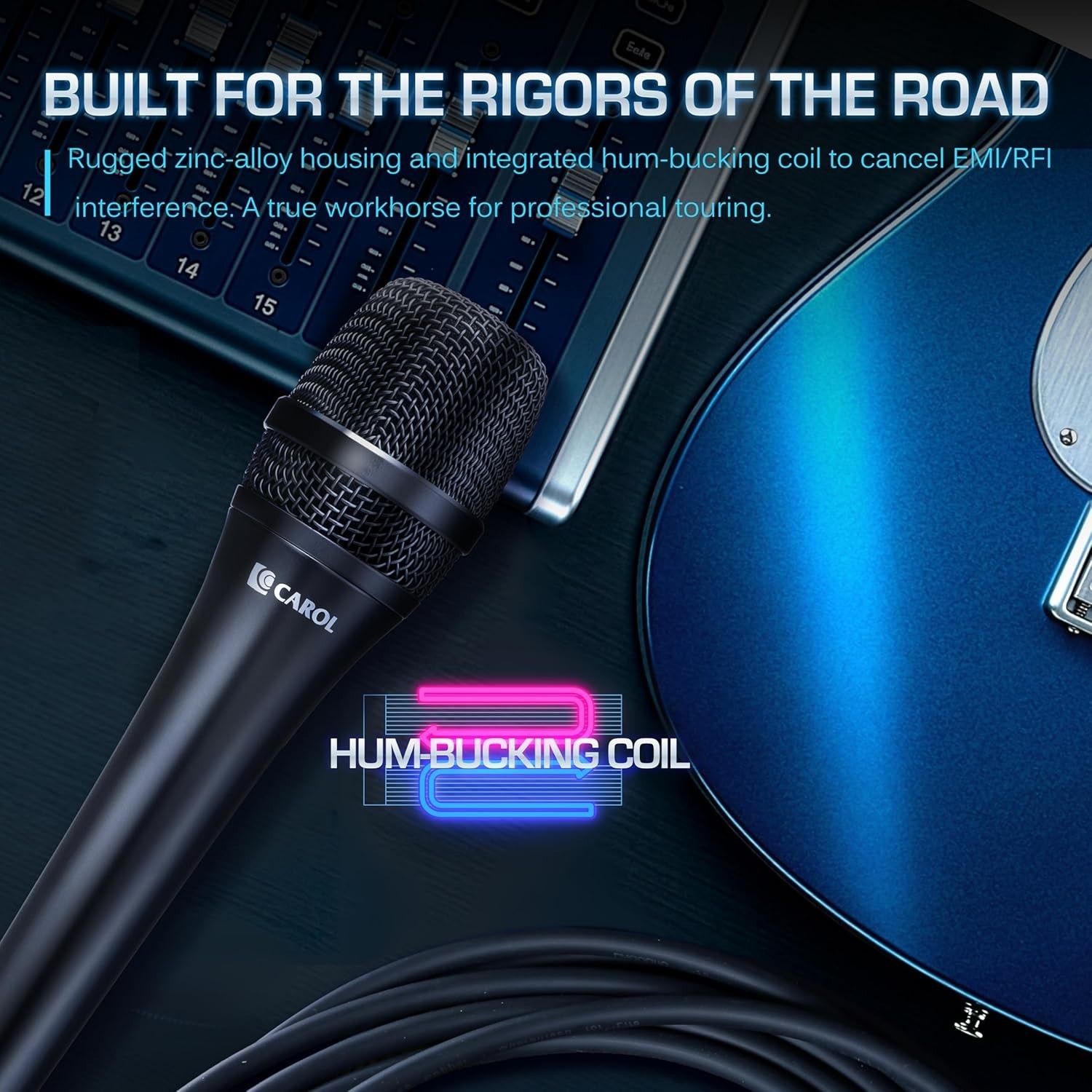 Microphones & Wireless Systems CAROL AC 930 Dynamic Supercardioid Vocal Micropho