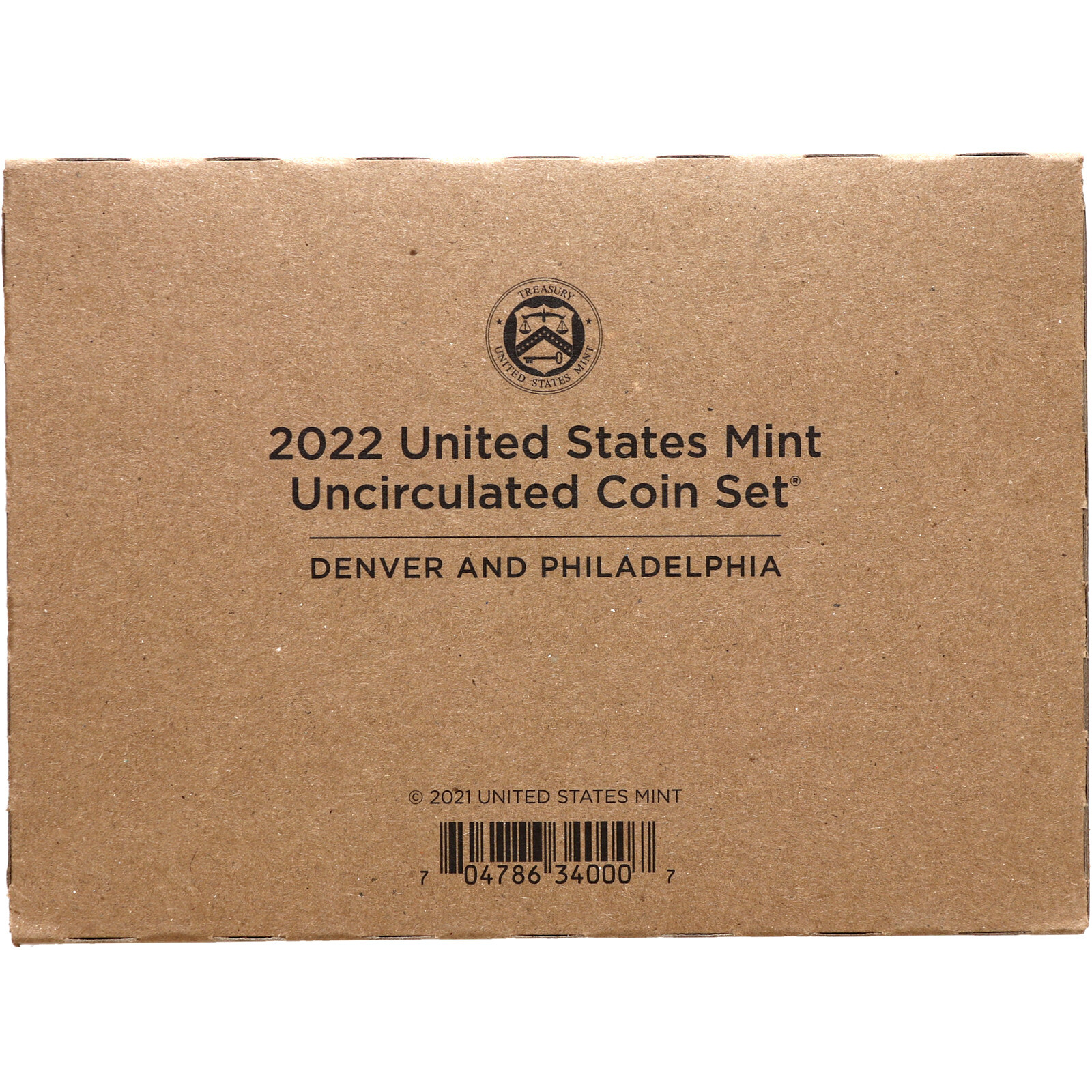 2022 Mint Set Original Sealed Box 20 BU Coins