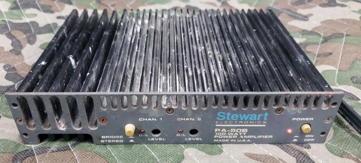 Stewart Audio PA-50B 2-Channel Power Amplifier Working