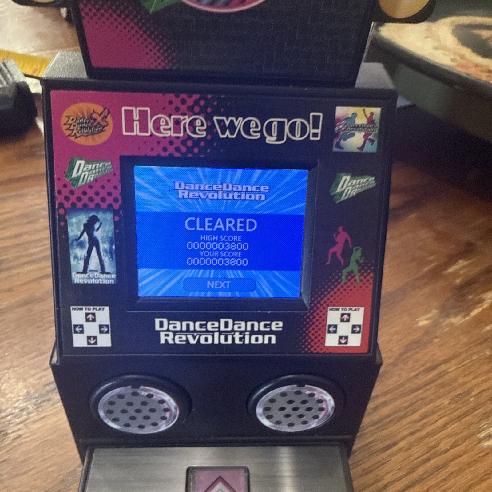 Dance Dance Revolution Mini Boardwalk Arcade Game 2021 Konami tested works