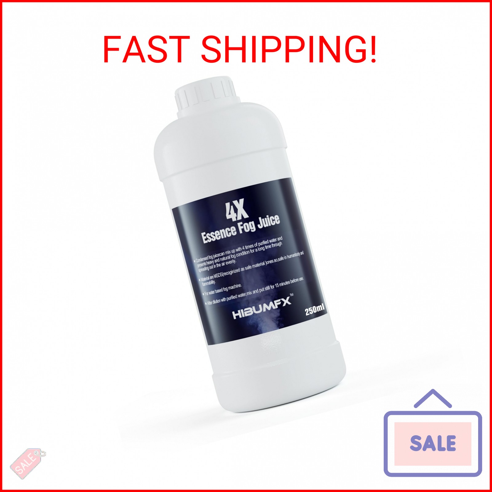 Fog Juice - Condensed Water Mixable Fog Machine Fluid Smoke Solution for Water B