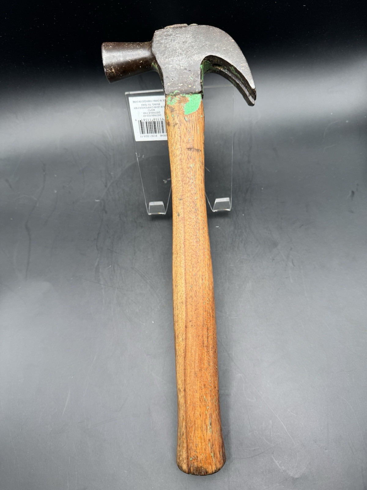 Vintage Rare Plumb U.S.A. Deep Claw Hammer With Original Handle, Cool!