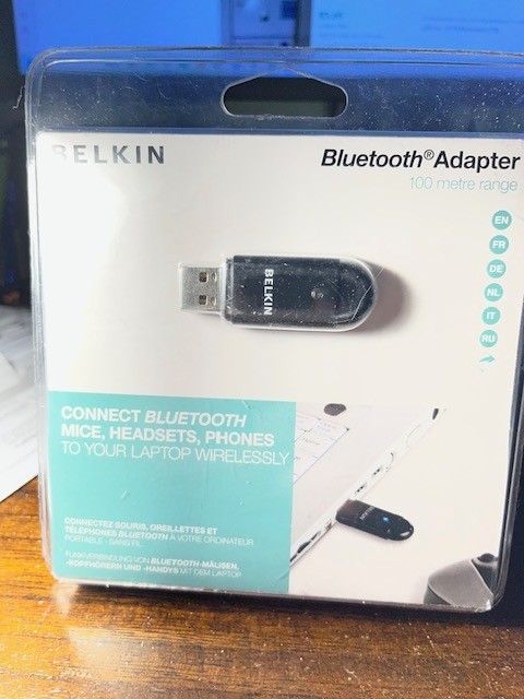 Belkin Bluetooth USB Adapter - 100 Meters- NEW