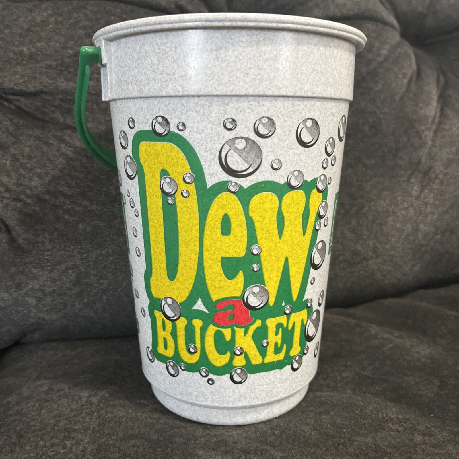Retro Mountain Dew “Dew A Bucket” - Whirley ‘The Bucket’ with Handle NO Lid