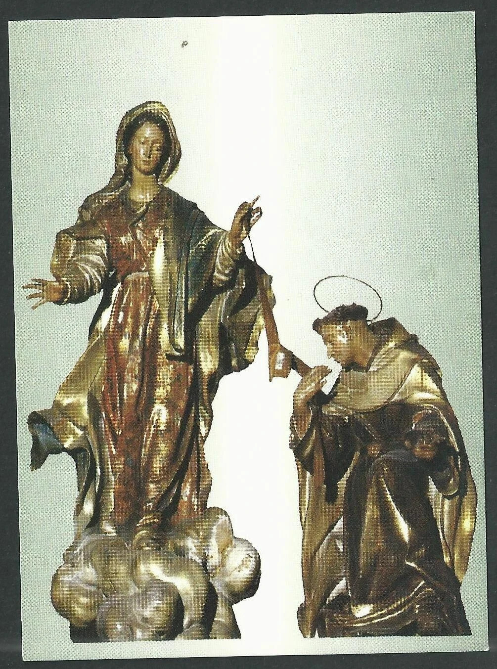 Holy card de la Virgin del Carmen santino image pieuses estampa