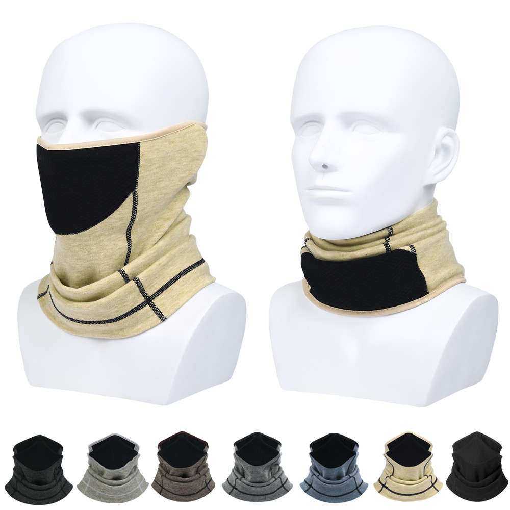 Winter Neck Warmer Face Mask Windproof Running Scarf for Cold Weather Sports US